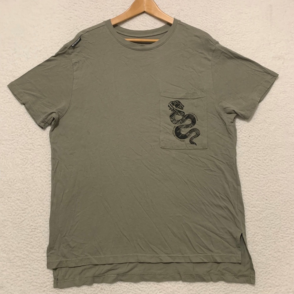 Taylor Swift Reputation Stadium Tour T-Shirt Unisex S Concert Snake Olive Green